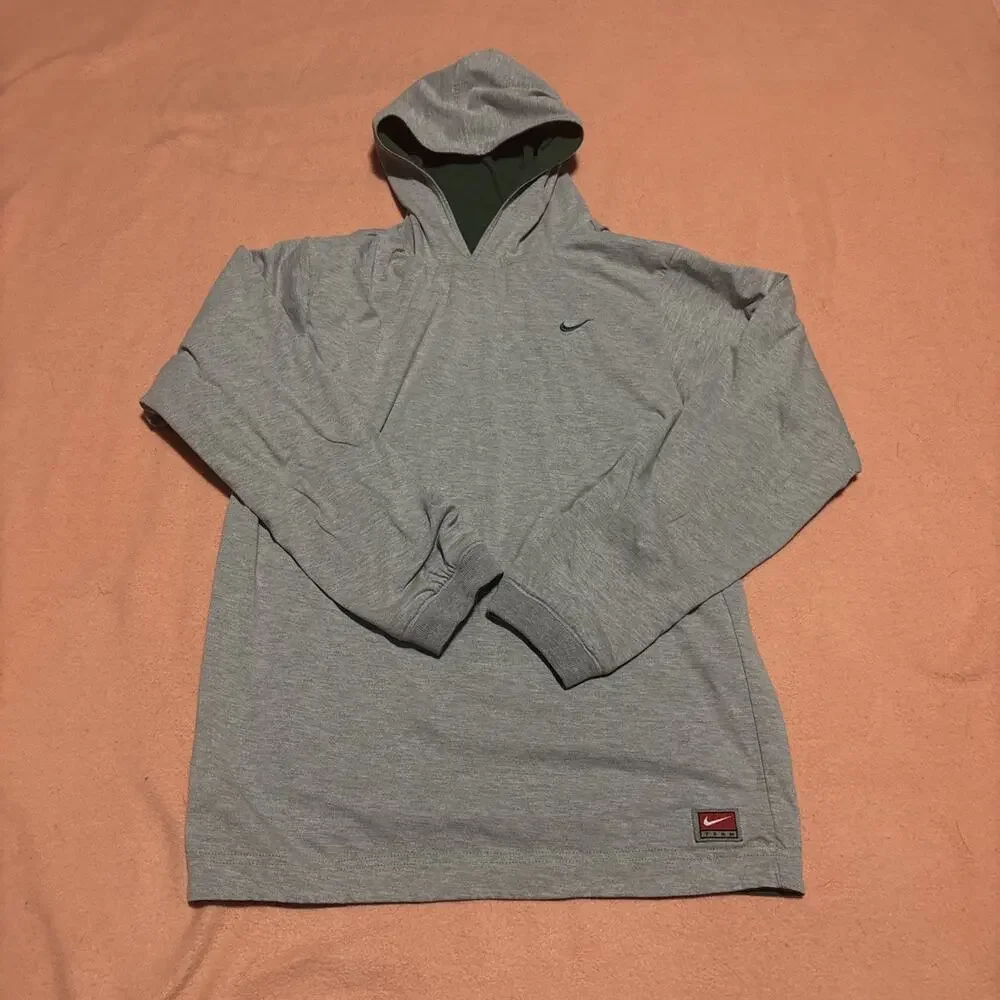 Vintage Green Bay Packers Nike Team reversible Hoodie Youth XL Green Gray